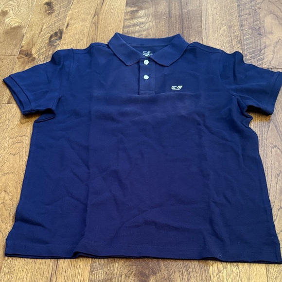 Vineyard Vines Boy’s Navy Blue Polo Shirt Size M 12-14 - Picture 1 of 3